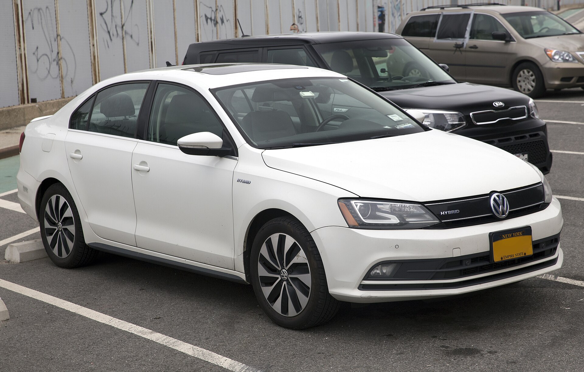 Volkswagen Mexico — a Puebla-built Volkswagen Jetta on the street in New York