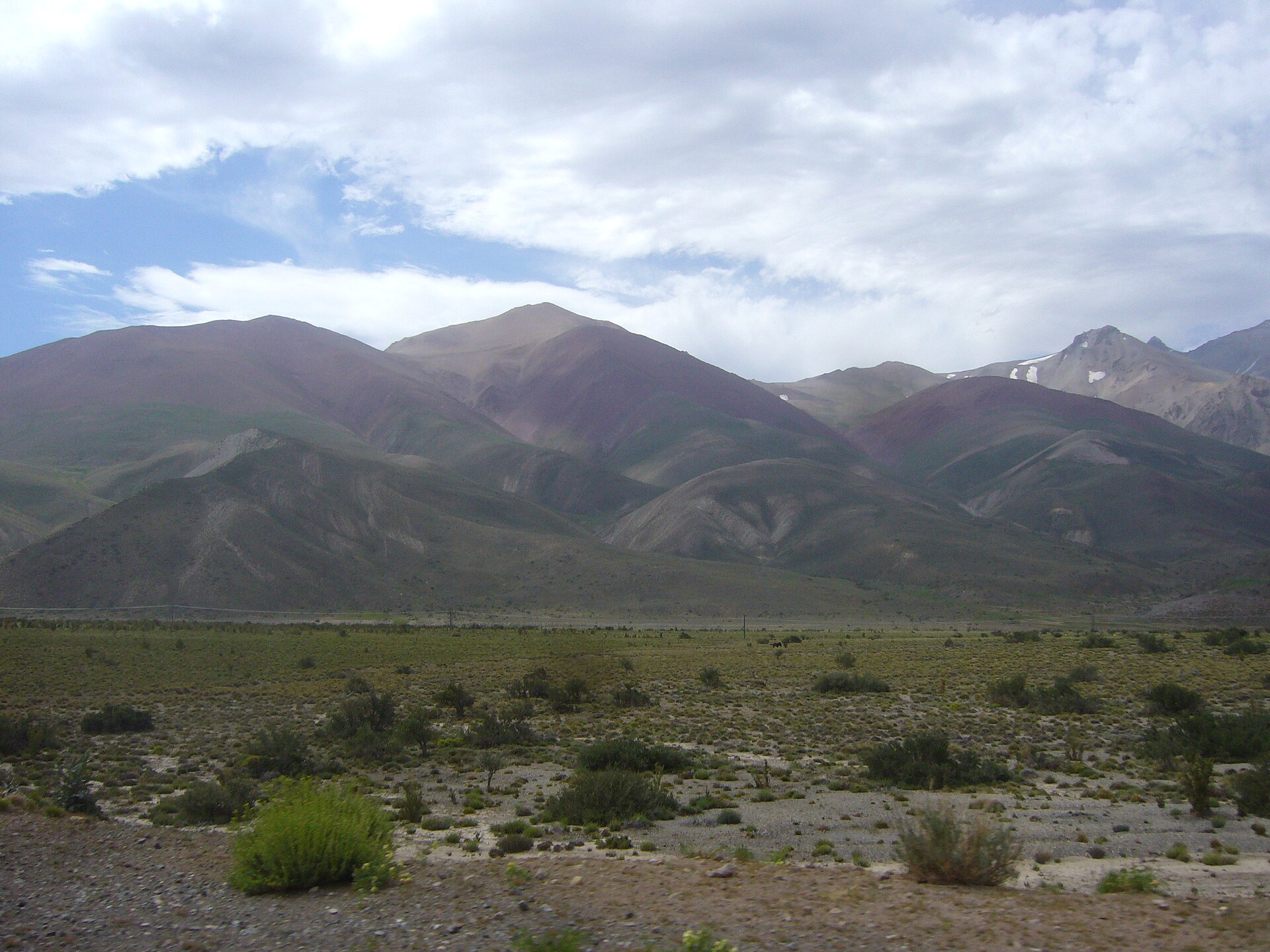 Payunia landscape in Malargue, Mendoza, where YPF sold oil blocks