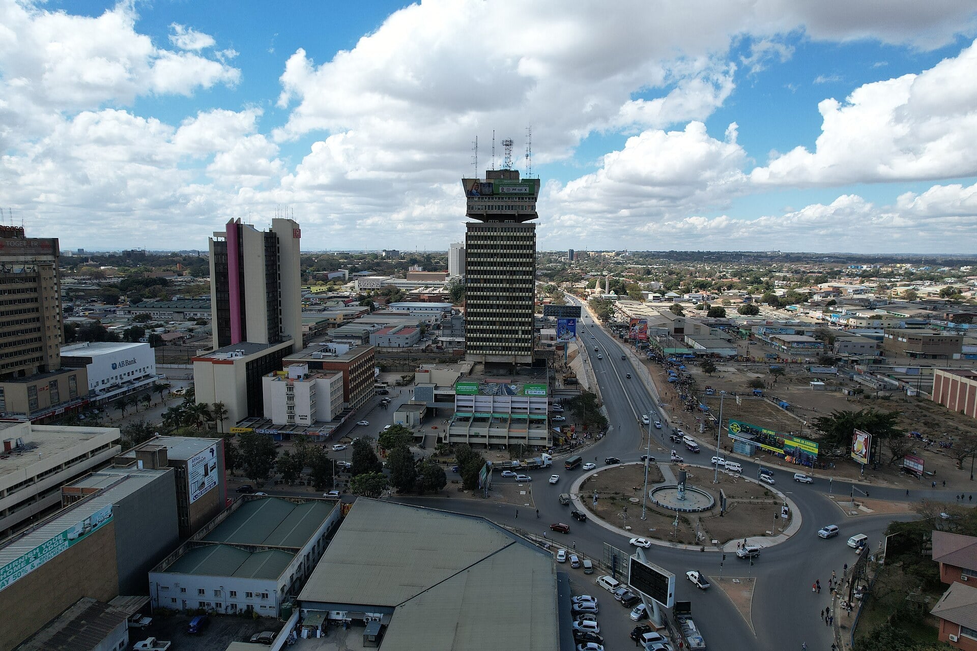 Central Lusaka, Zambia, illustrating the Africa Intelligence Brief for August 15, 2026