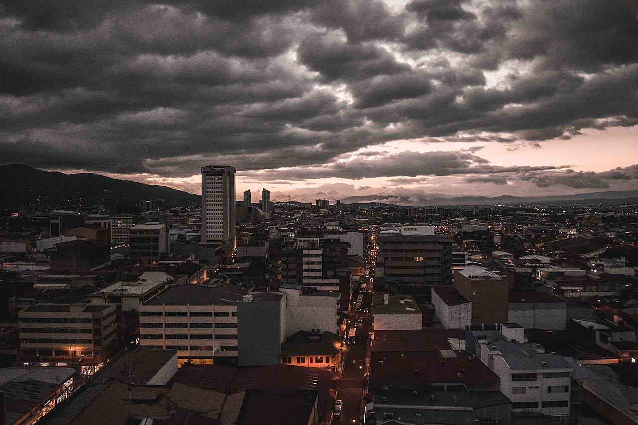 A cityscape view of San José, Costa Rica, the province at the center of the hepatitis A outbreak
