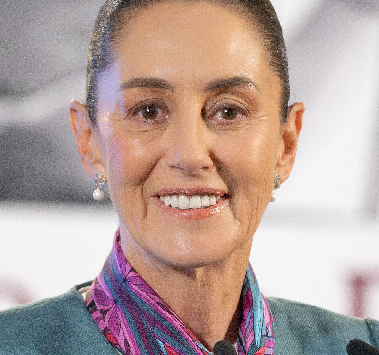 Claudia Sheinbaum en su conferencia matutina (cropped).jpg — Eneas De Troya (CC BY 2.0), via Wikimedia Commons