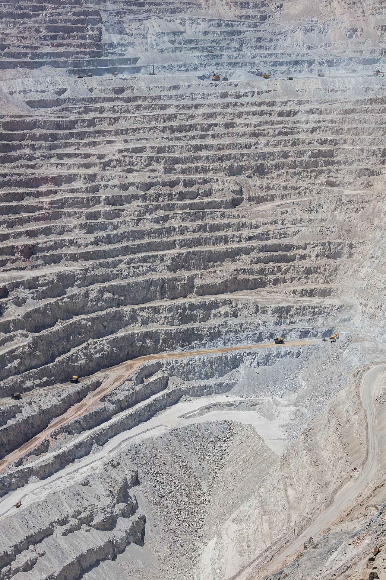 The Chuquicamata open-pit copper mine in northern Chile