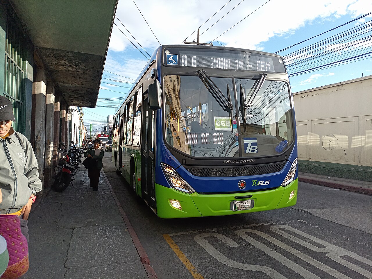 Passenger buses lined up on a street in Guatemala City amid the country's fuel-price dispute