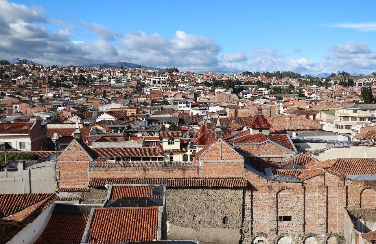 The colonial centre of Cuenca in the Ecuadorean Andes