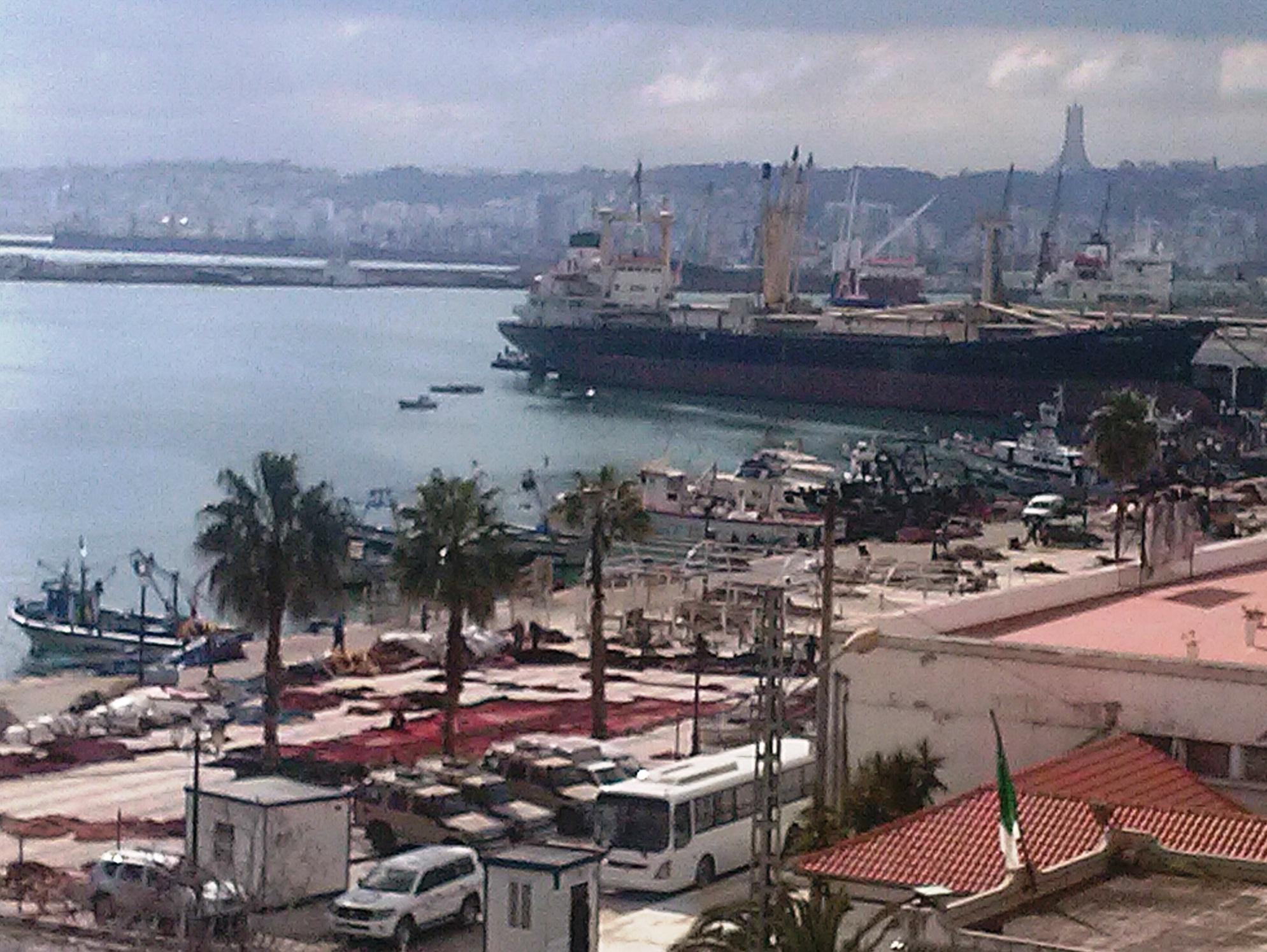 The harbour at Algiers, Algeria