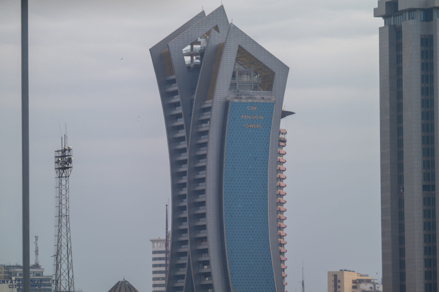 The Central Bank of Kenya Pension Towers in Nairobi