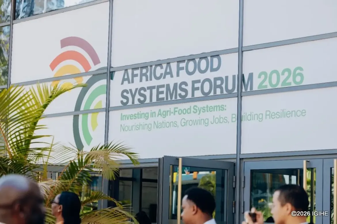 Delegates arrive at the Kigali Convention Centre (KCC) for the 20th Annual Africa Food Systems -1