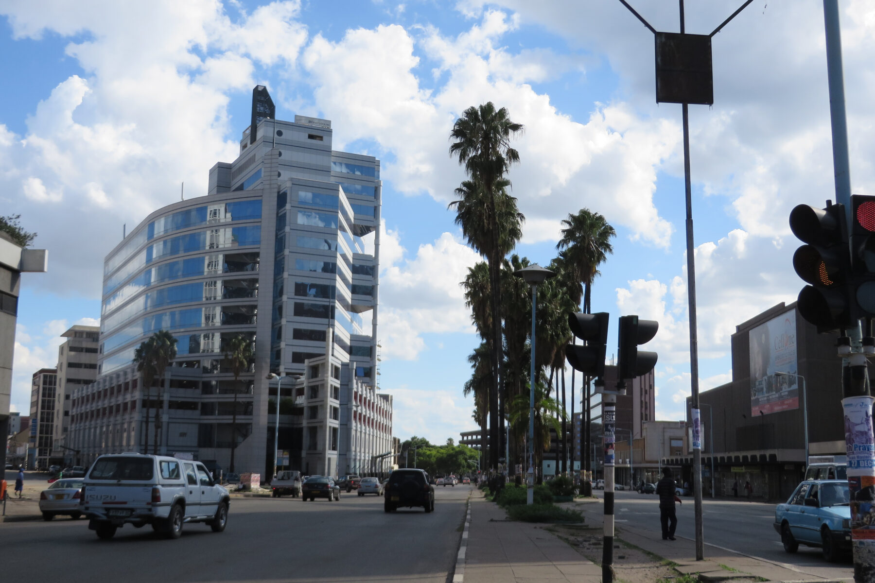 A view over Harare, the capital of Zimbabwe