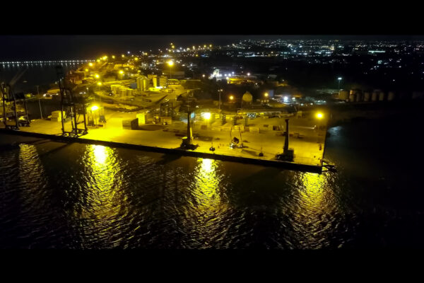 Gabon power turbines Owendo port Libreville