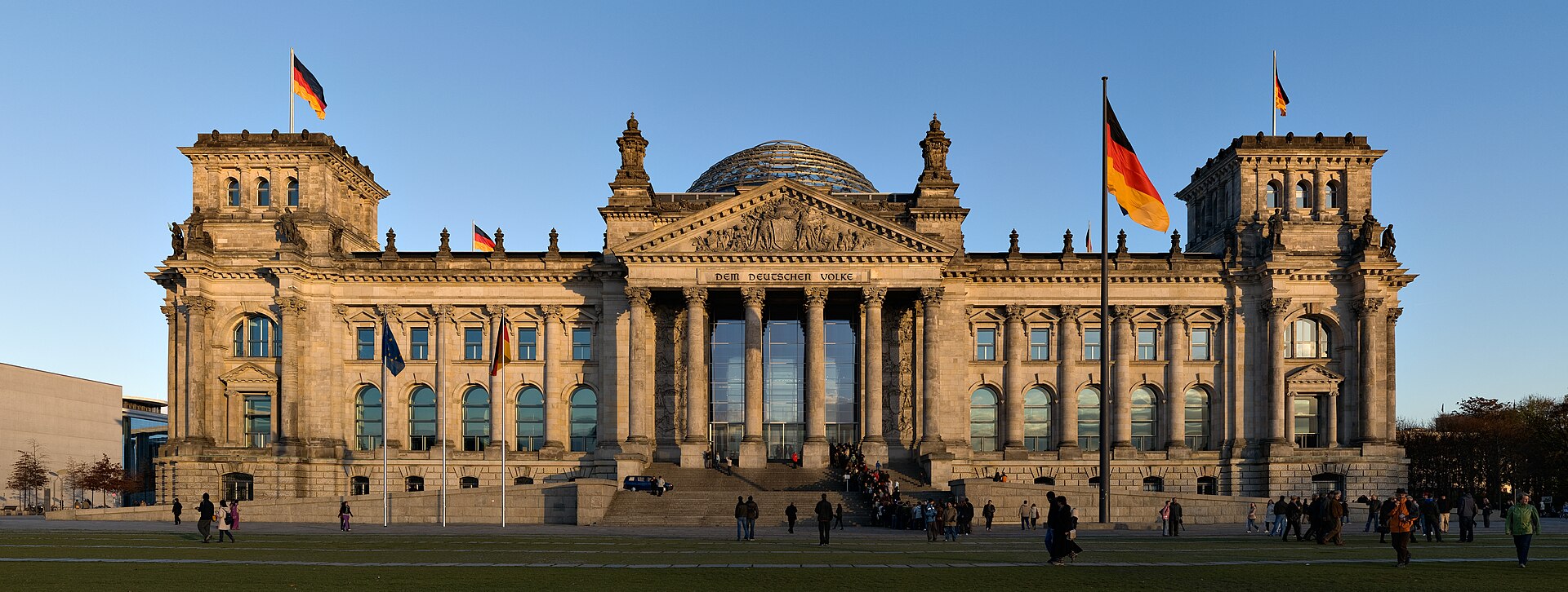 The Reichstag building in Berlin, seat of the German parliament