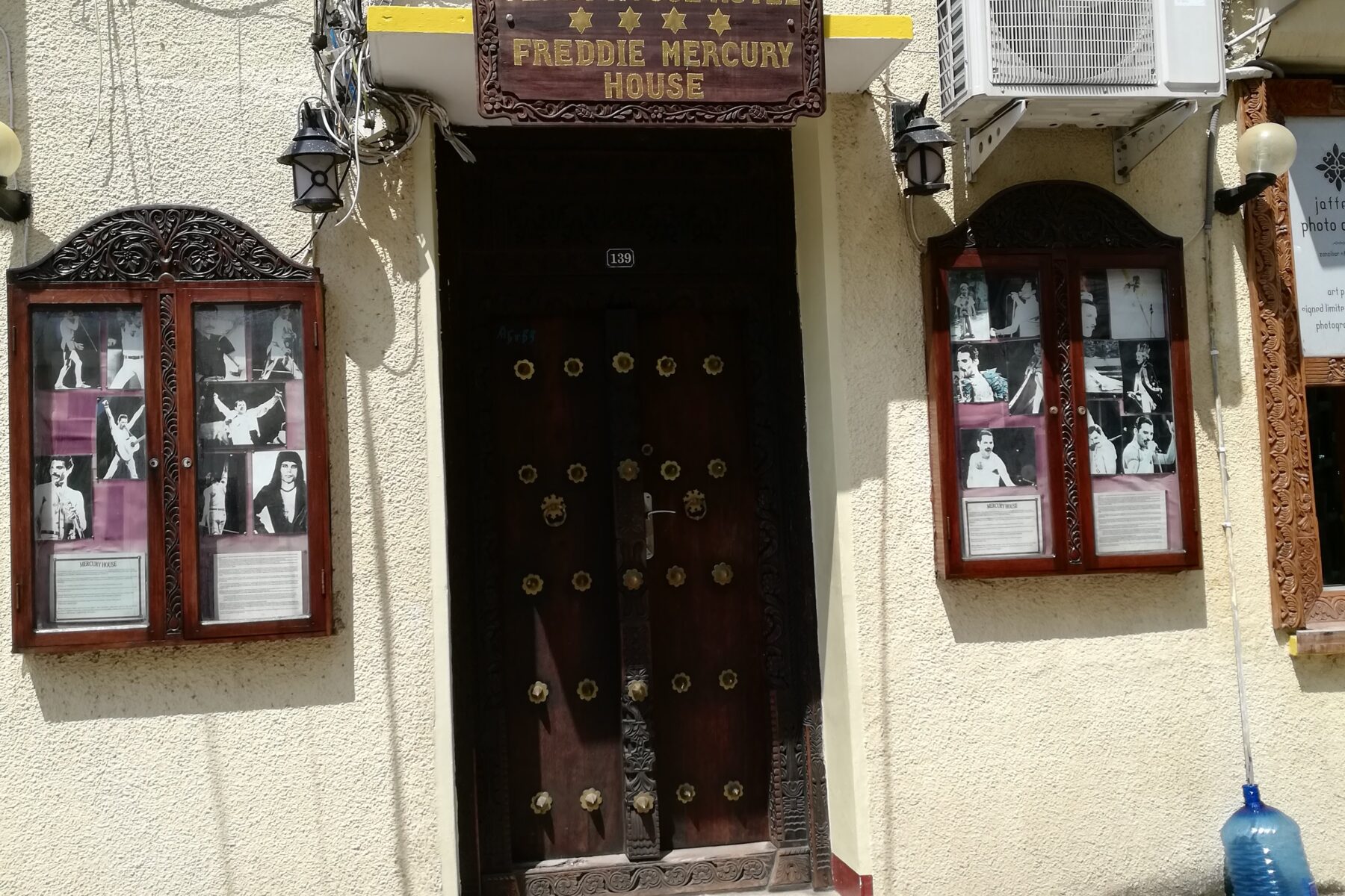 The Freddie Mercury House in Stone Town, Zanzibar