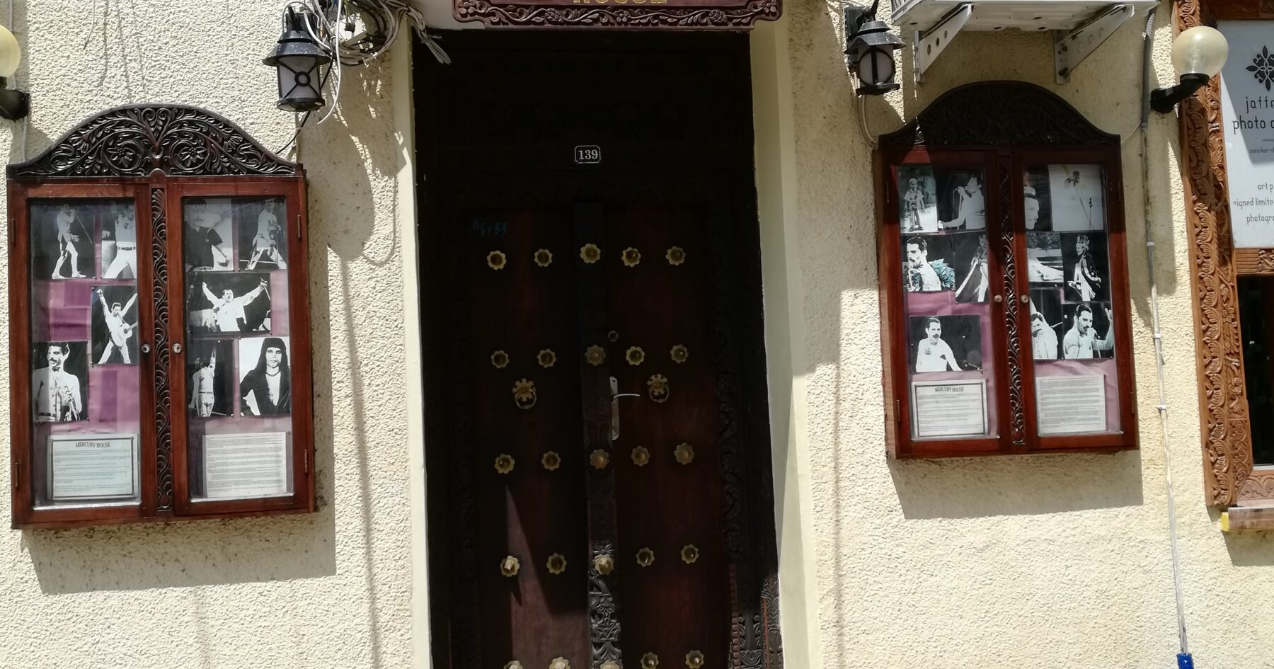 The Freddie Mercury House in Stone Town, Zanzibar