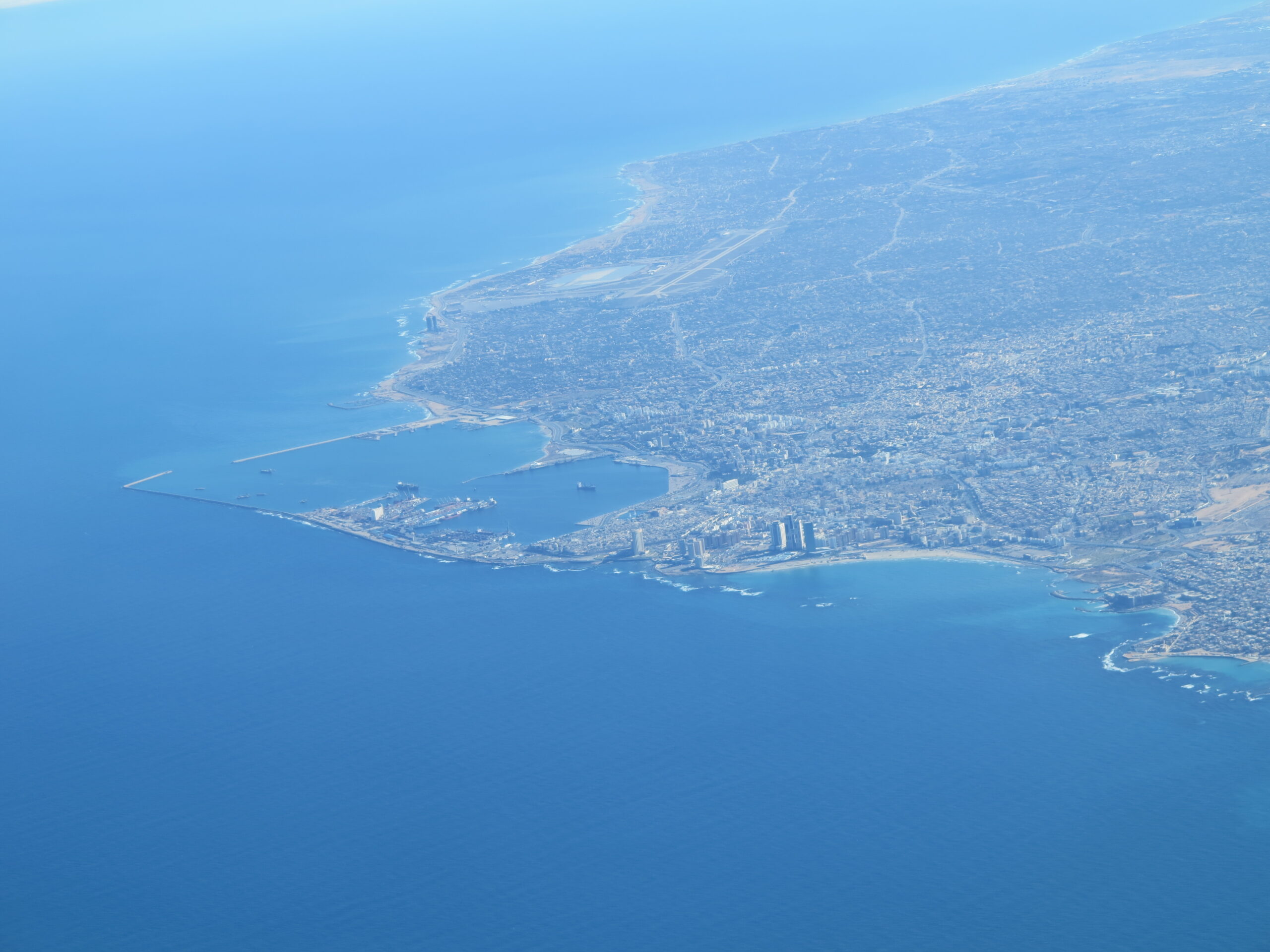 Libya Alipay — office towers on the Tripoli waterfront, where Libya's banks are headquartered