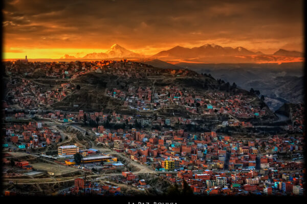 A street in La Paz, where fares rose after the Bolivia diesel subsidy cut