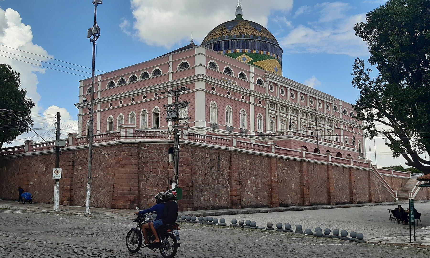 The Amazon Theatre opera house in Manaus, capital of Amazonas state, Brazil