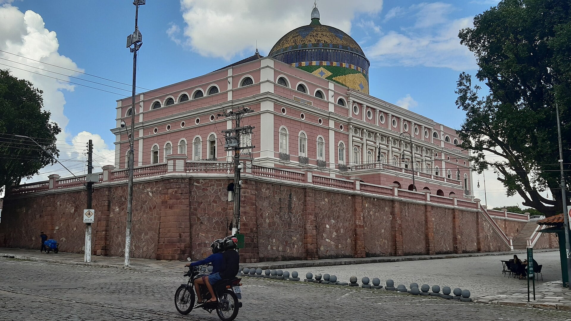 The Amazon Theatre opera house in Manaus, capital of Amazonas state, Brazil