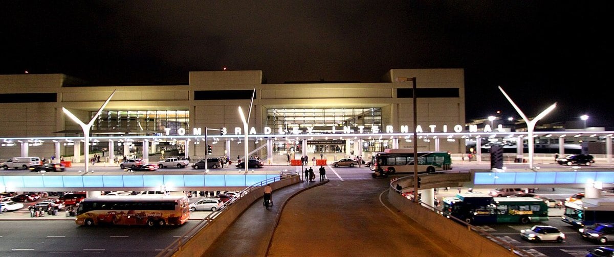The Tom Bradley International Terminal at Los Angeles International Airport