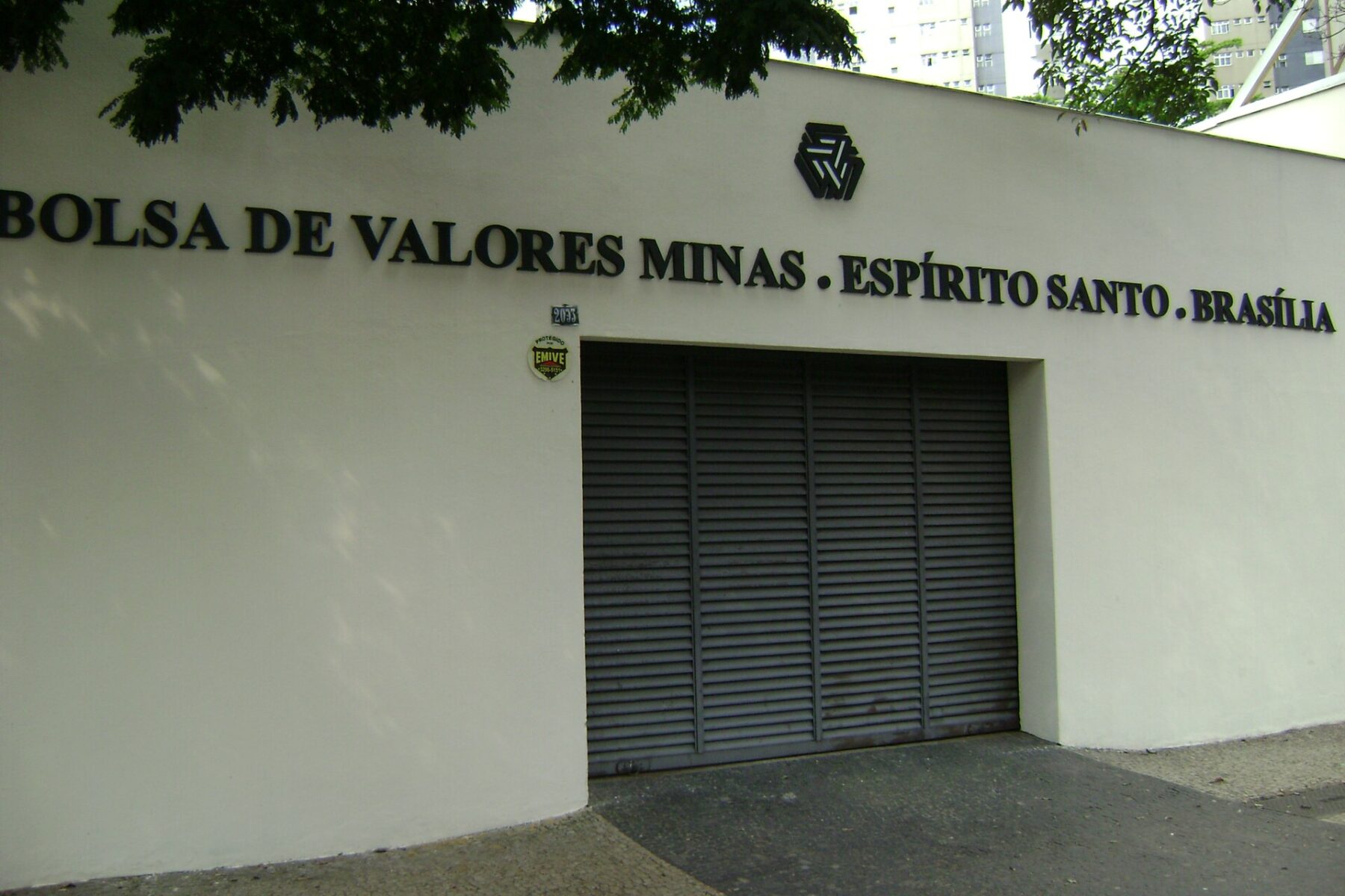 The Brazilian stock exchange building in São Paulo