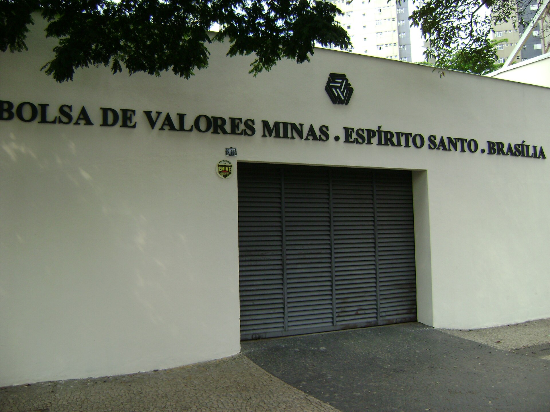The Brazilian stock exchange building in São Paulo