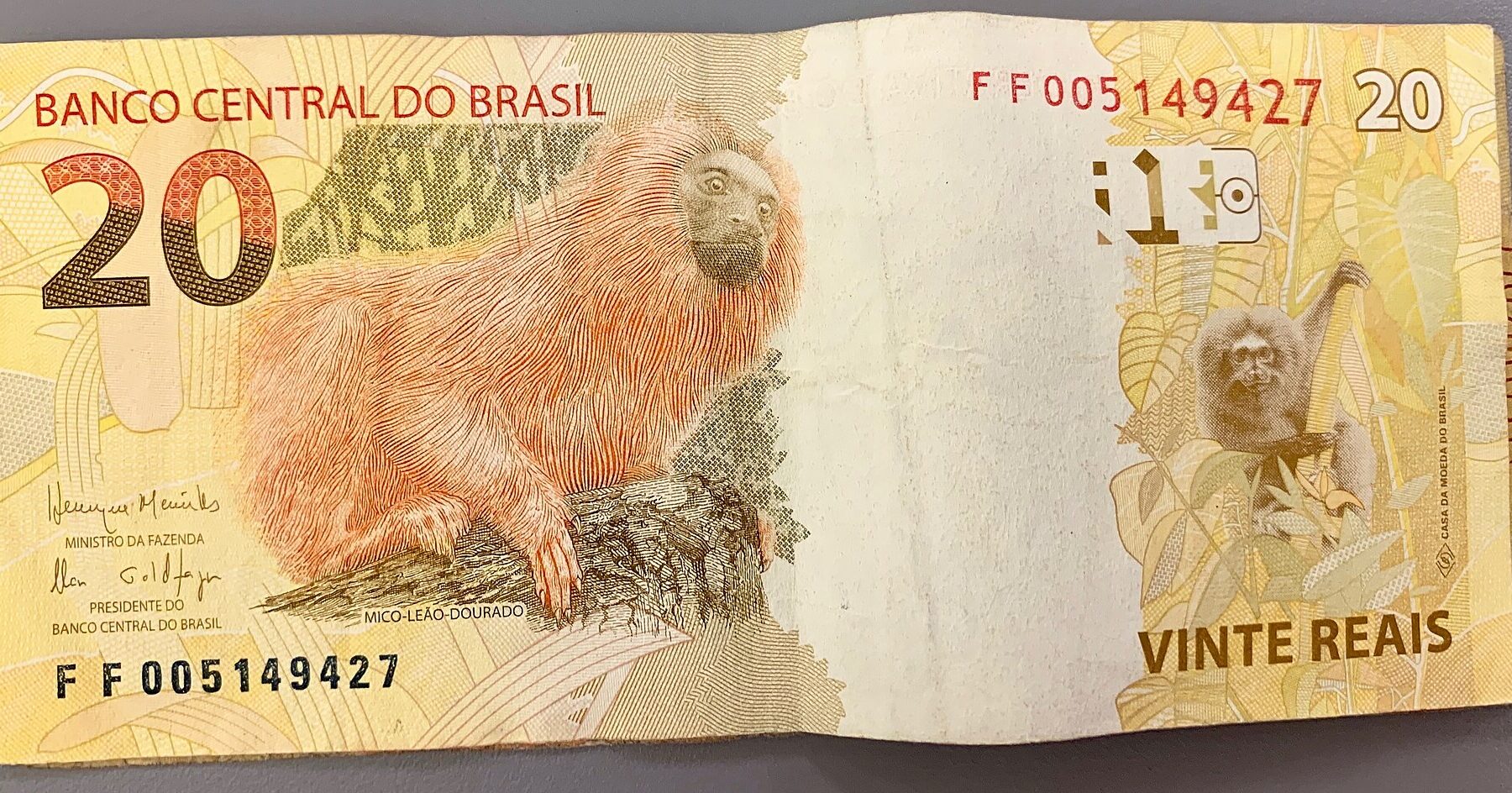 Brazilian real banknotes