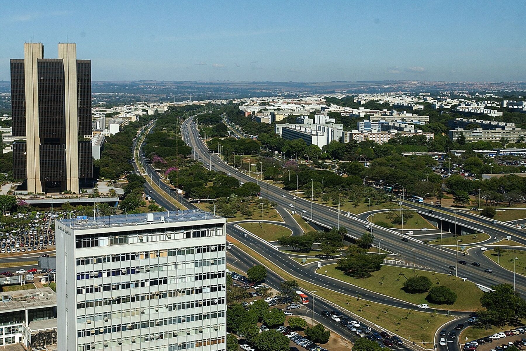 The Central Bank of Brazil headquarters in Brasilia banking district