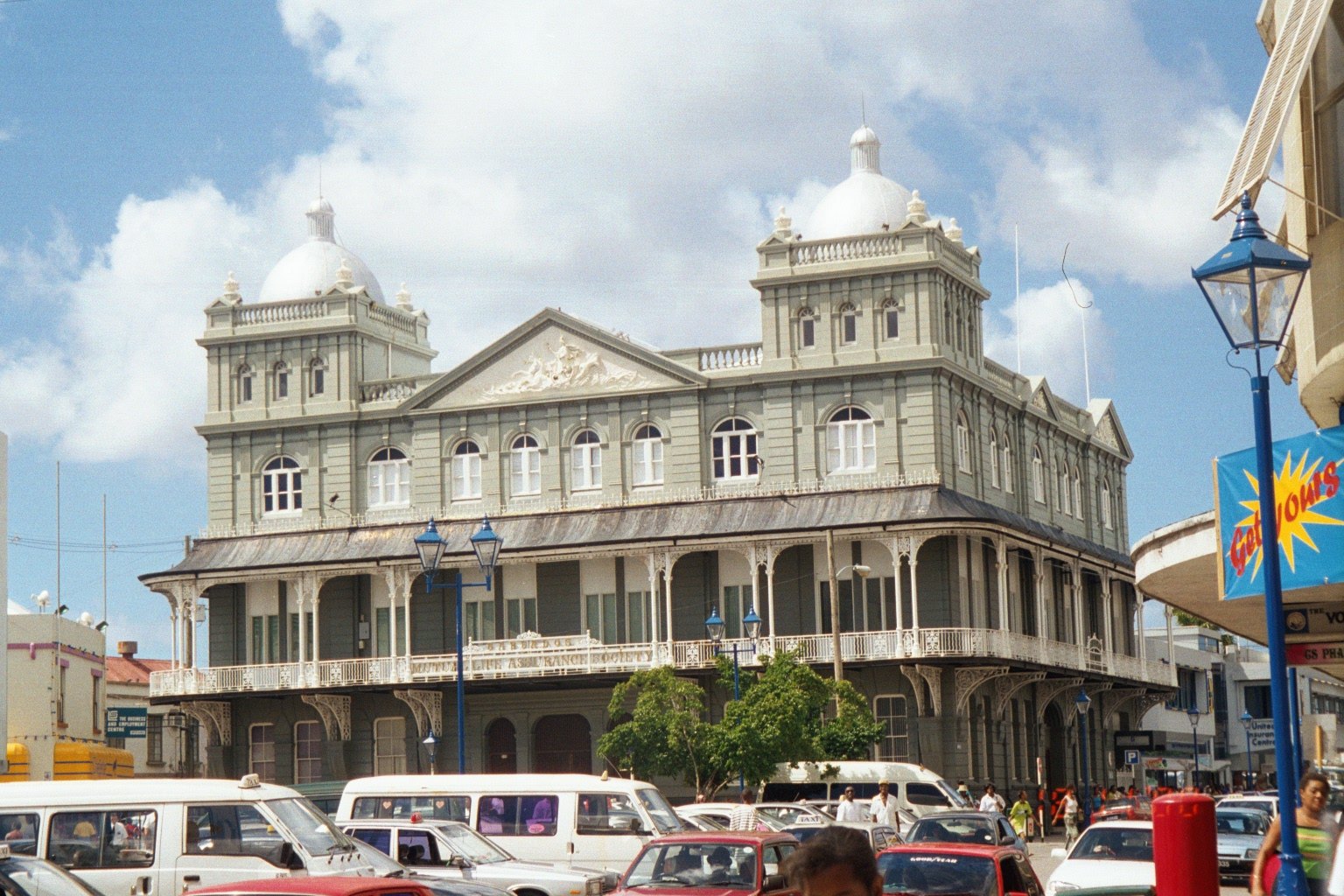 Barbados Mutual Life Assurance Society building in central Bridgetown