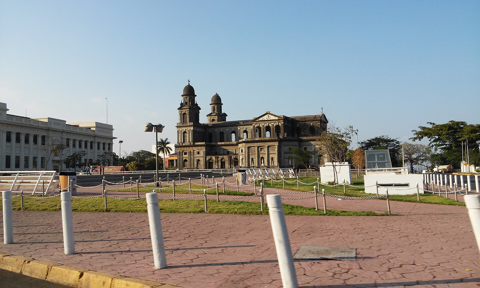 Old Cathedral of Managua; frozen church funds show the political limits of a bank account in Nicaragua