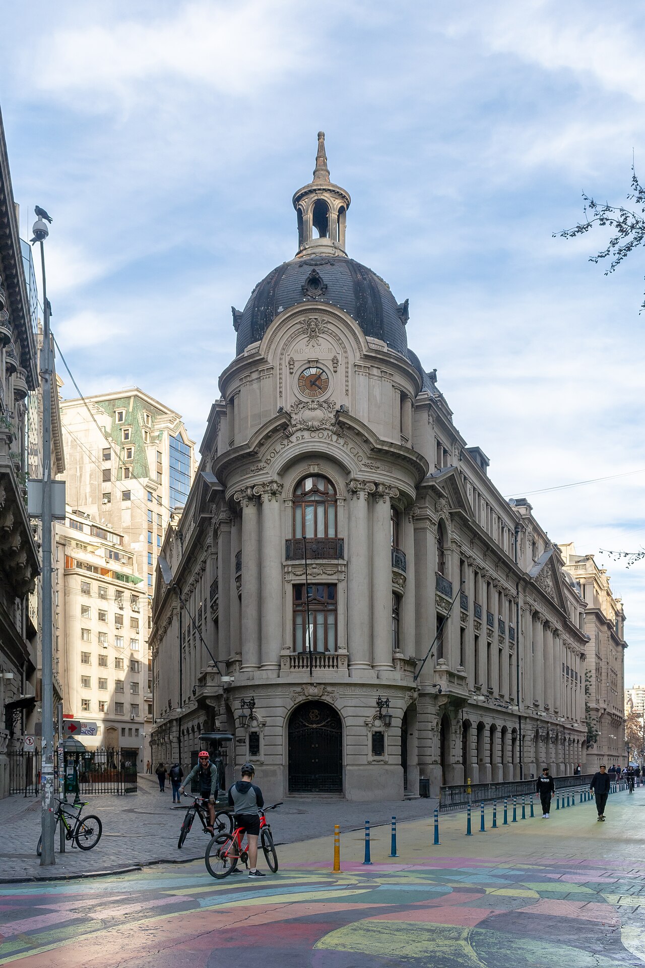 Chile's stock exchange and the S&P IPSA.
