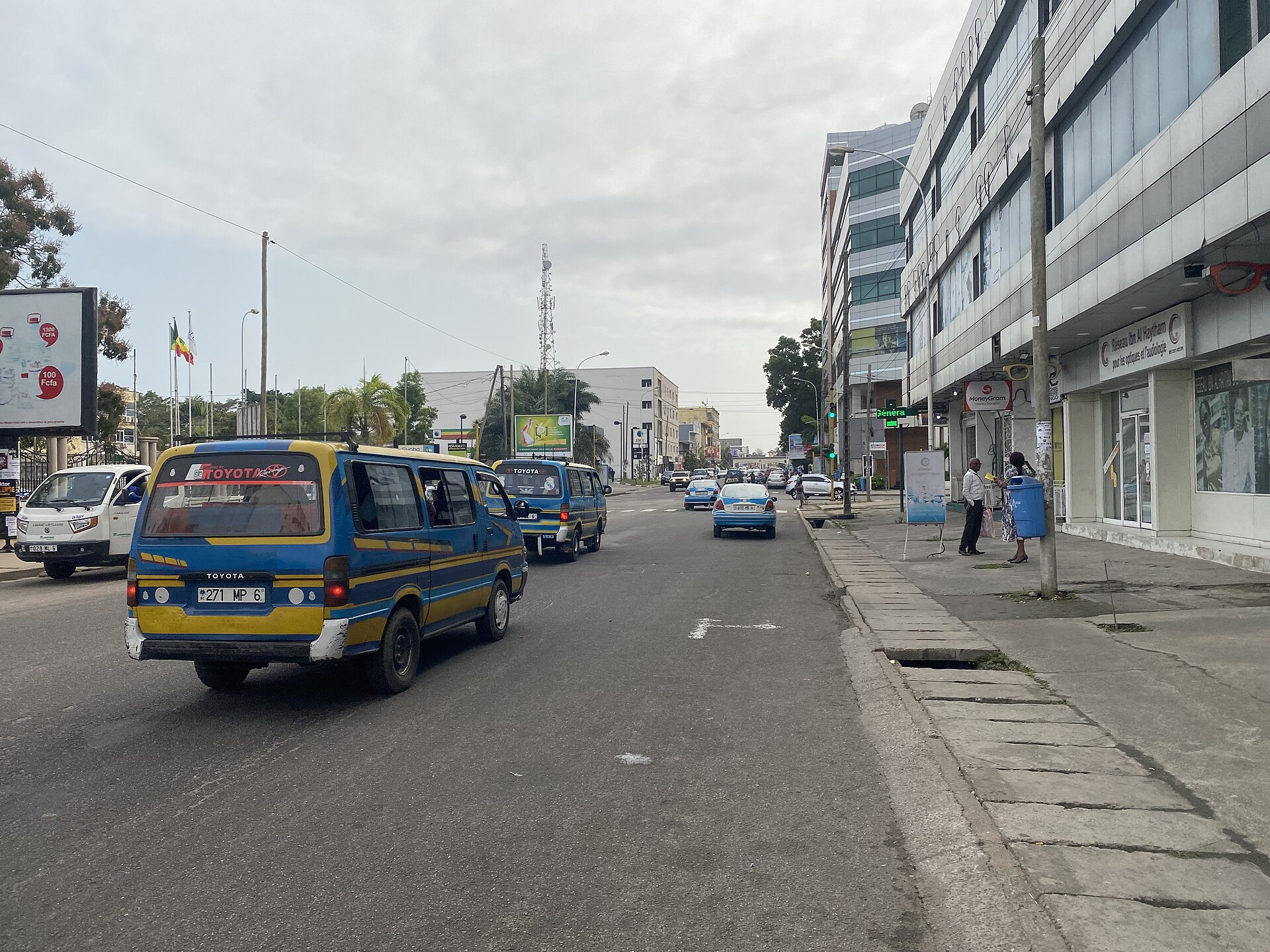Coastal city view in the Republic of the Congo