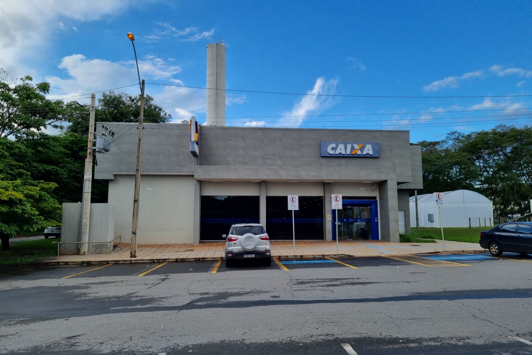 A Caixa Economica Federal branch in Goiania, Brazil