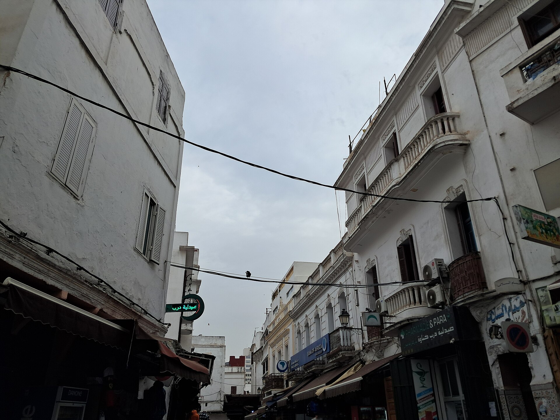 A street in the medina of Casablanca