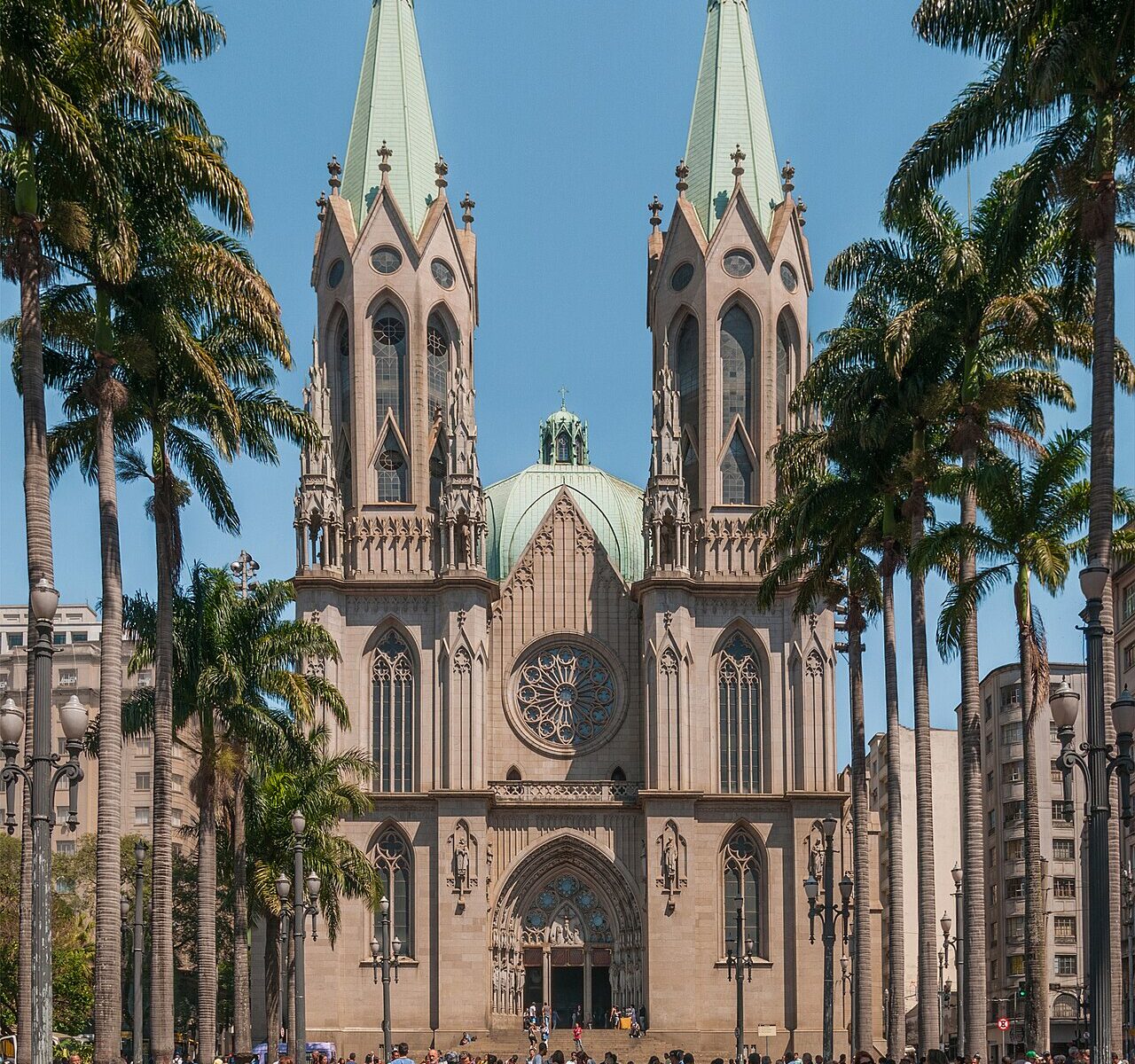 The Se Cathedral in downtown Sao Paulo