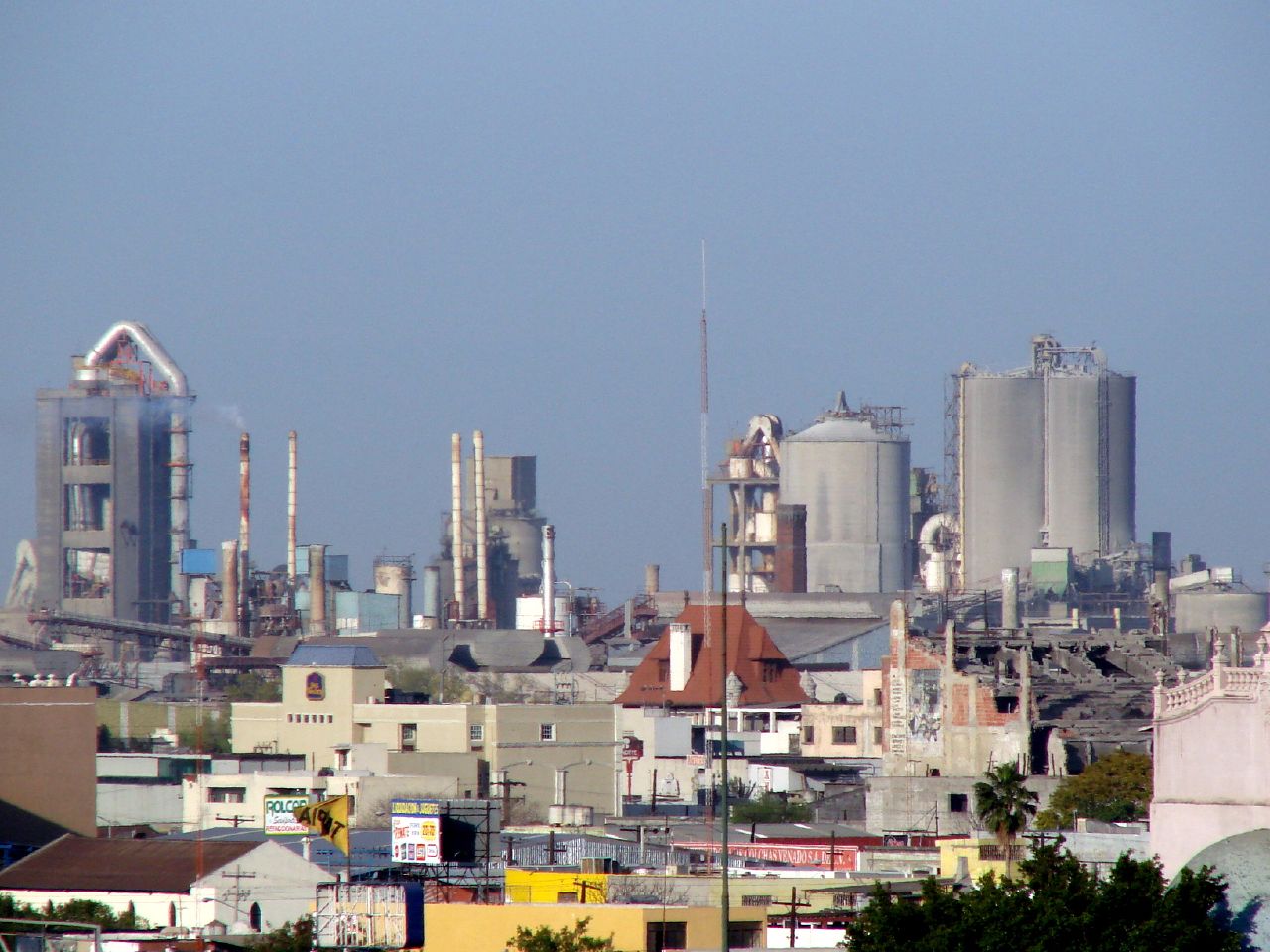 A Cemex cement production plant in Mexico, the company whose credit outlook S&P Global Ratings just improved