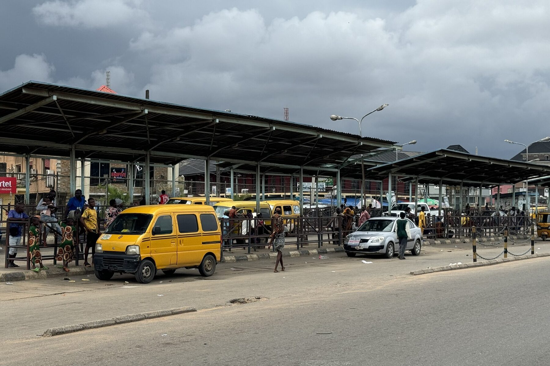 A public transport bus in Lagos, Nigeria