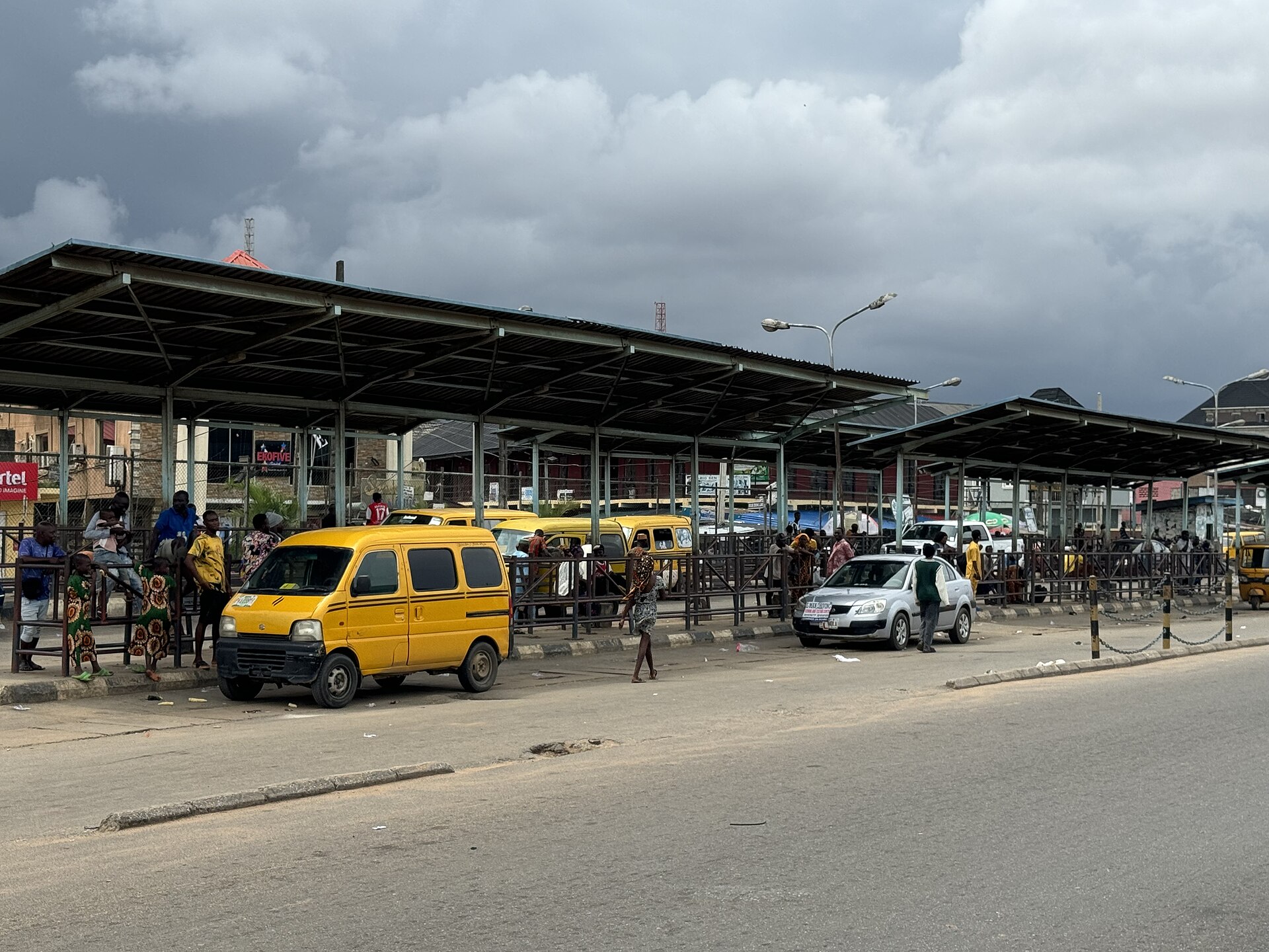 A public transport bus in Lagos, Nigeria