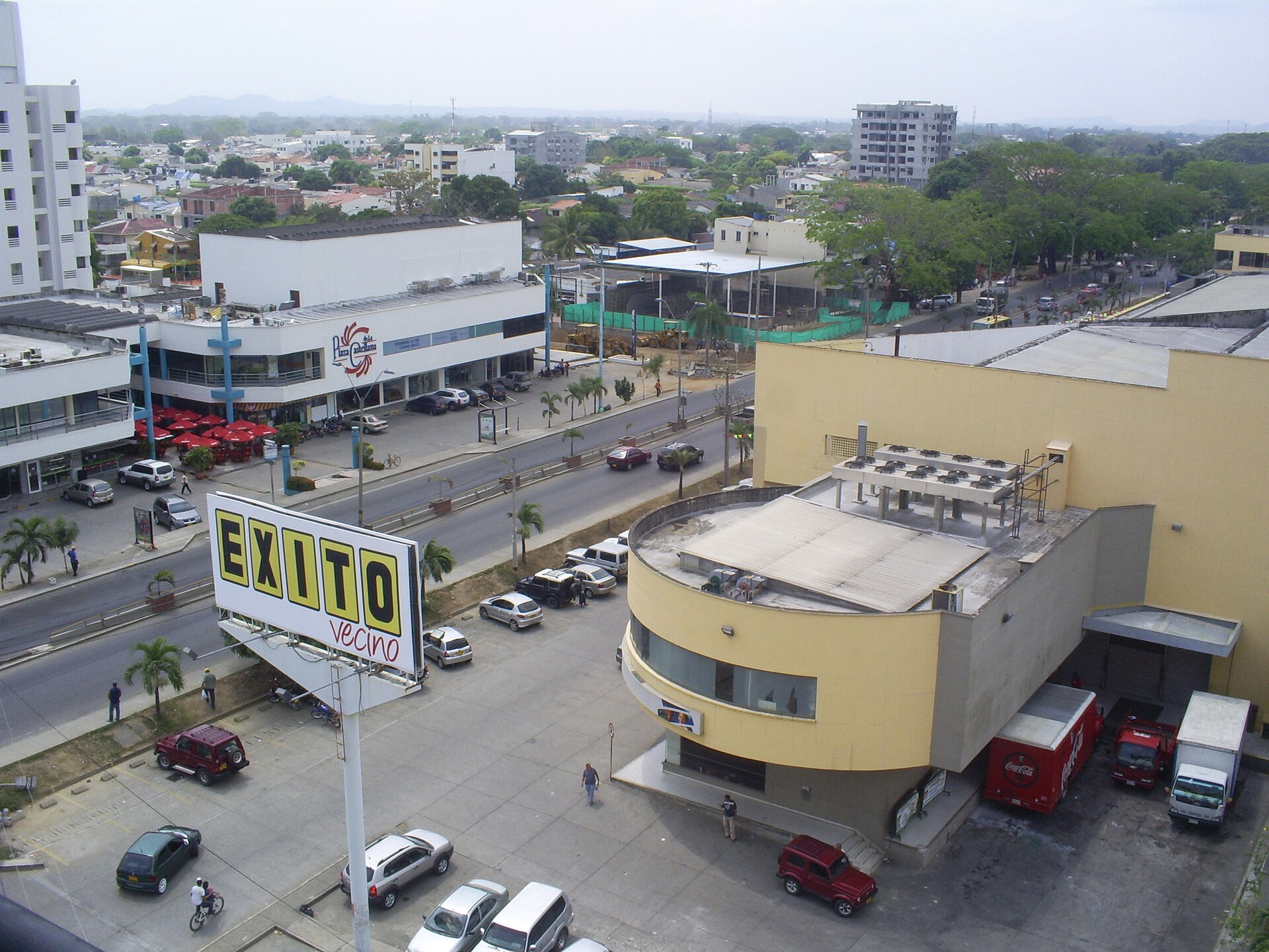 Street view of the city of Montería in Córdoba department, Colombia
