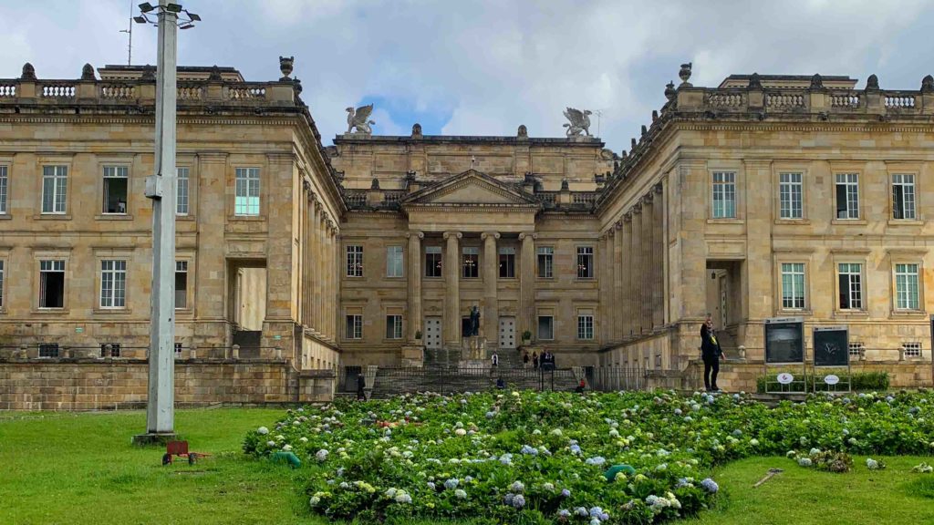 The Casa de Nariño presidential palace in Bogotá