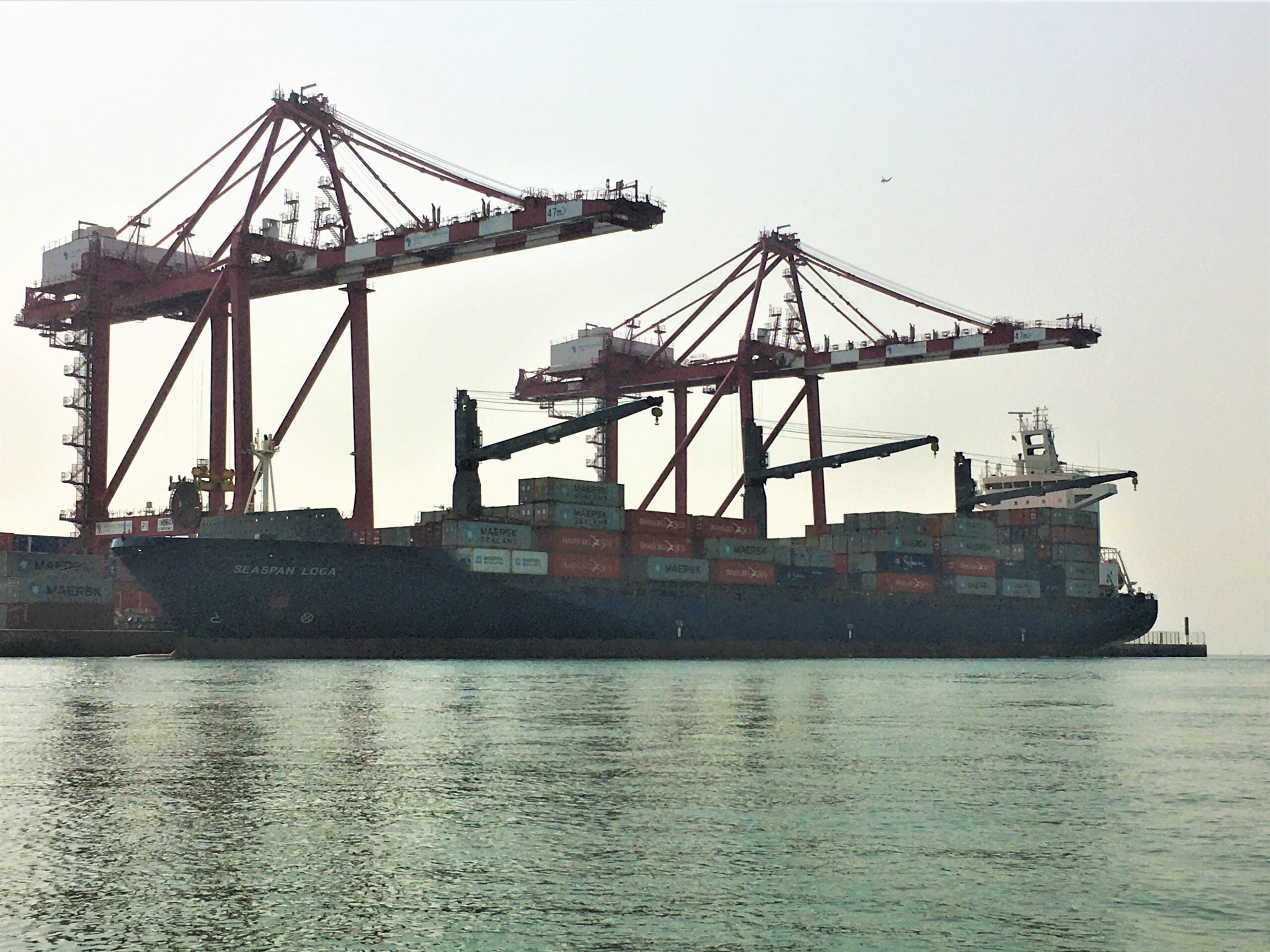 The port of Conakry in Guinea
