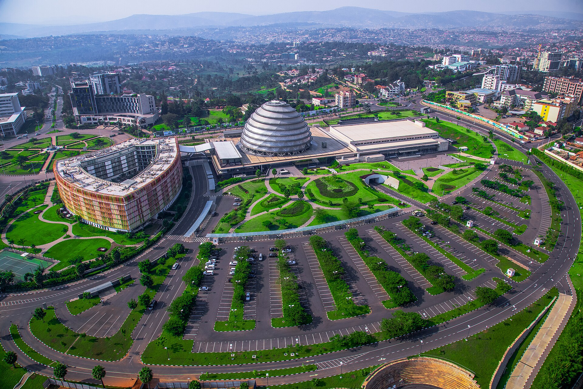 Kigali, where the two presidents met