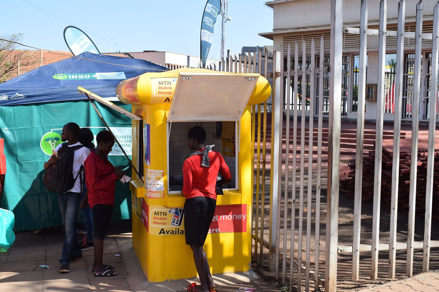 Mobile payment in West Africa, the system the interfaces connect to