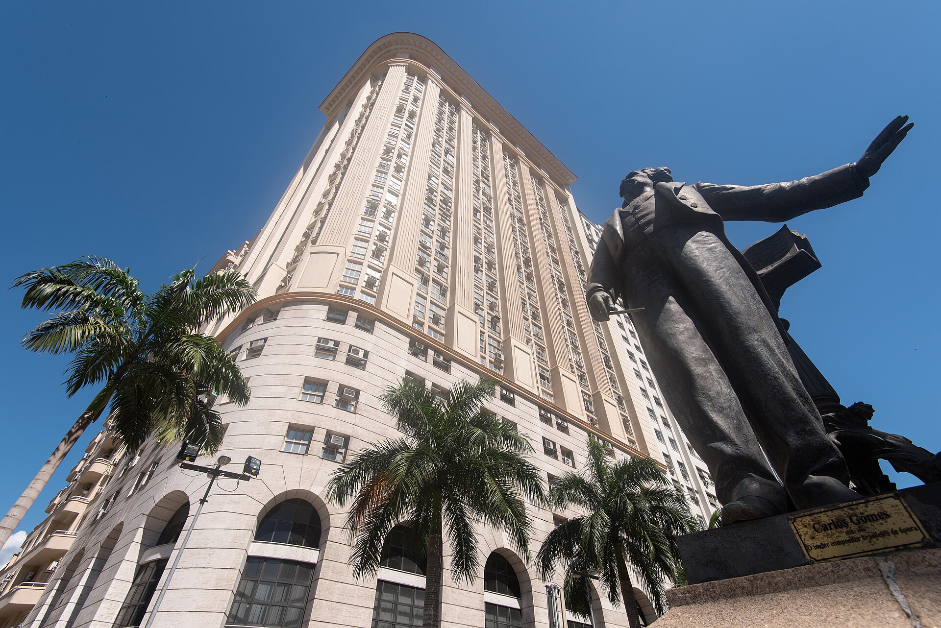 Cinelândia in central Rio, minutes from this Friday's free concerts