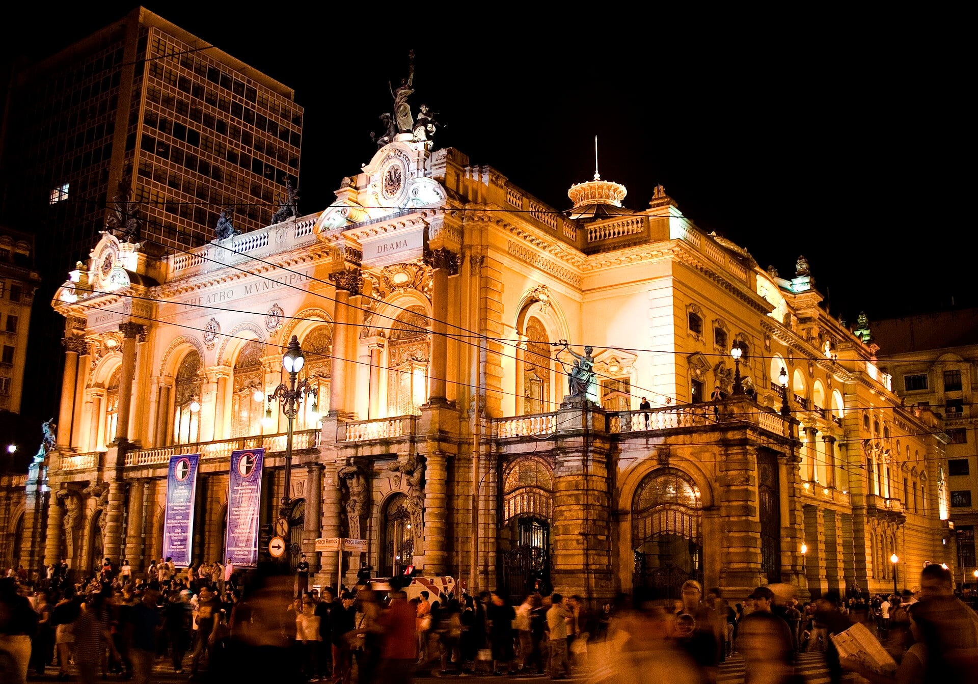 The Theatro Municipal in central São Paulo, which opens its Verdi run tonight