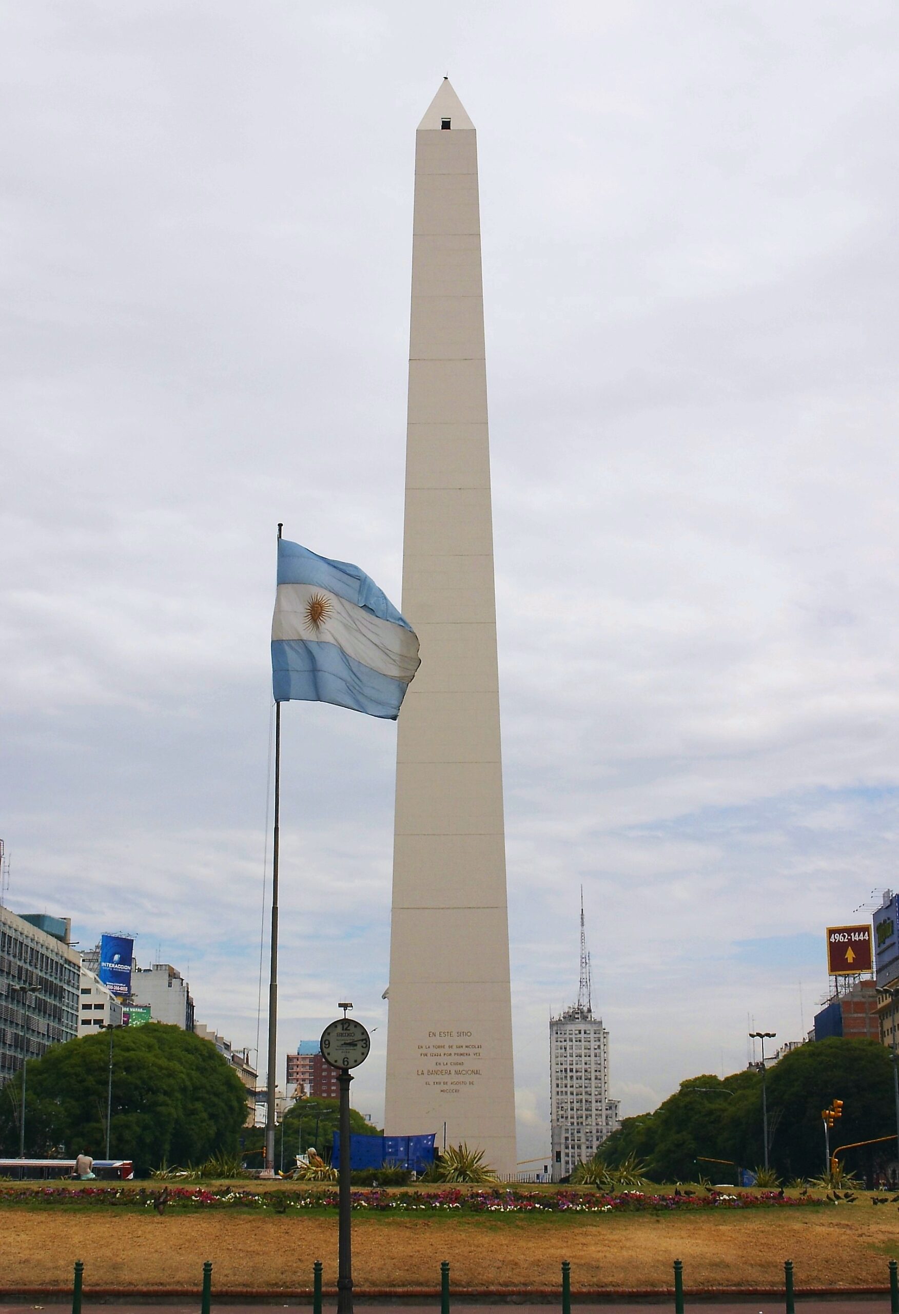 The Obelisco in central Buenos Aires