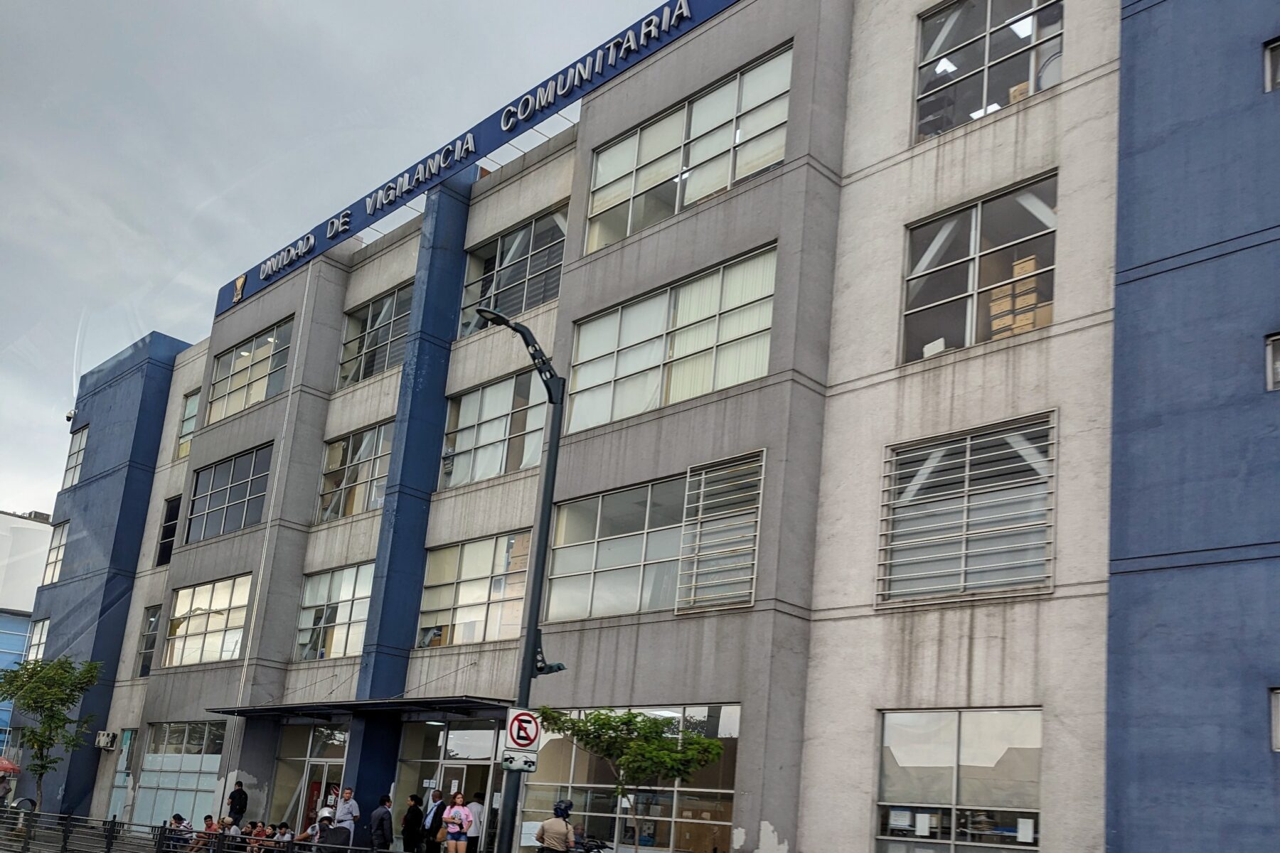 A community police surveillance post in Guayaquil, Ecuador