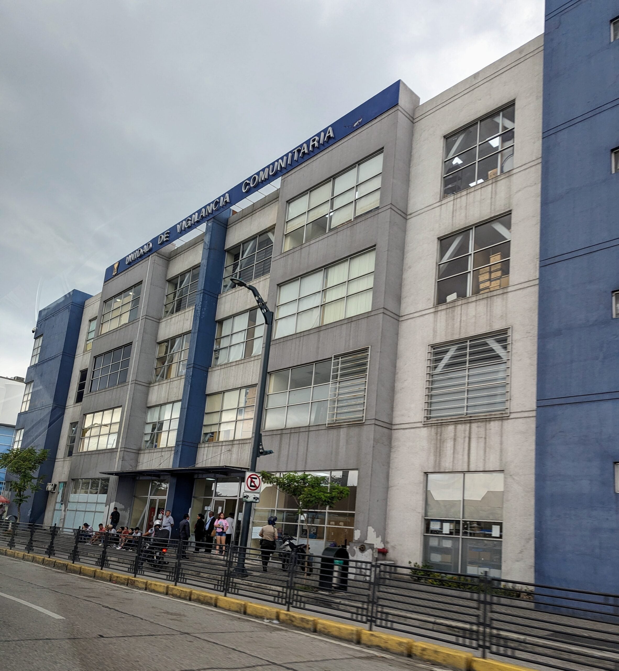 A community police surveillance post in Guayaquil, Ecuador