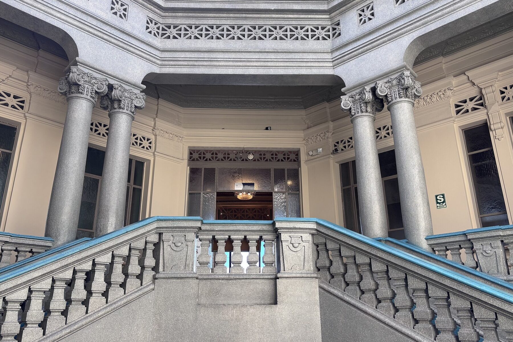The former headquarters building of the Banco Central del Ecuador in the historic centre of Quito