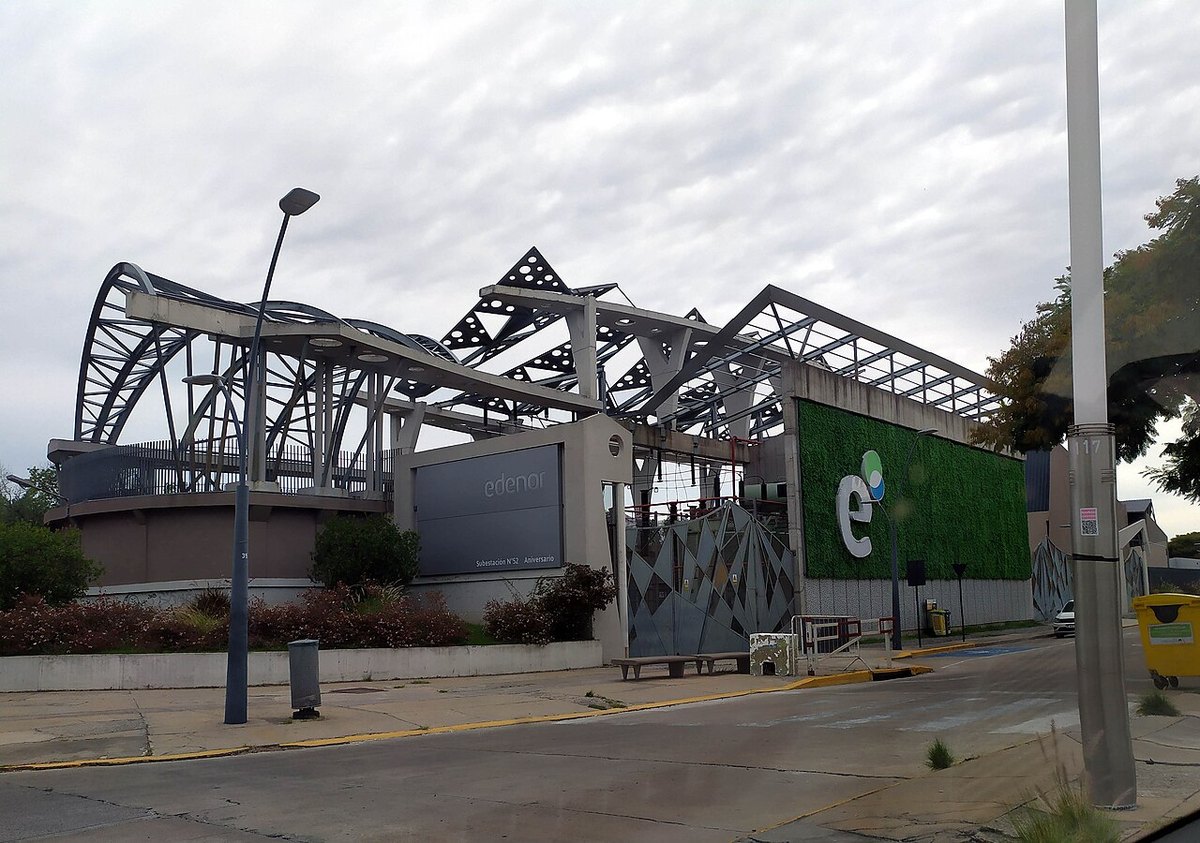 An Edenor electricity substation in Vicente López, Buenos Aires