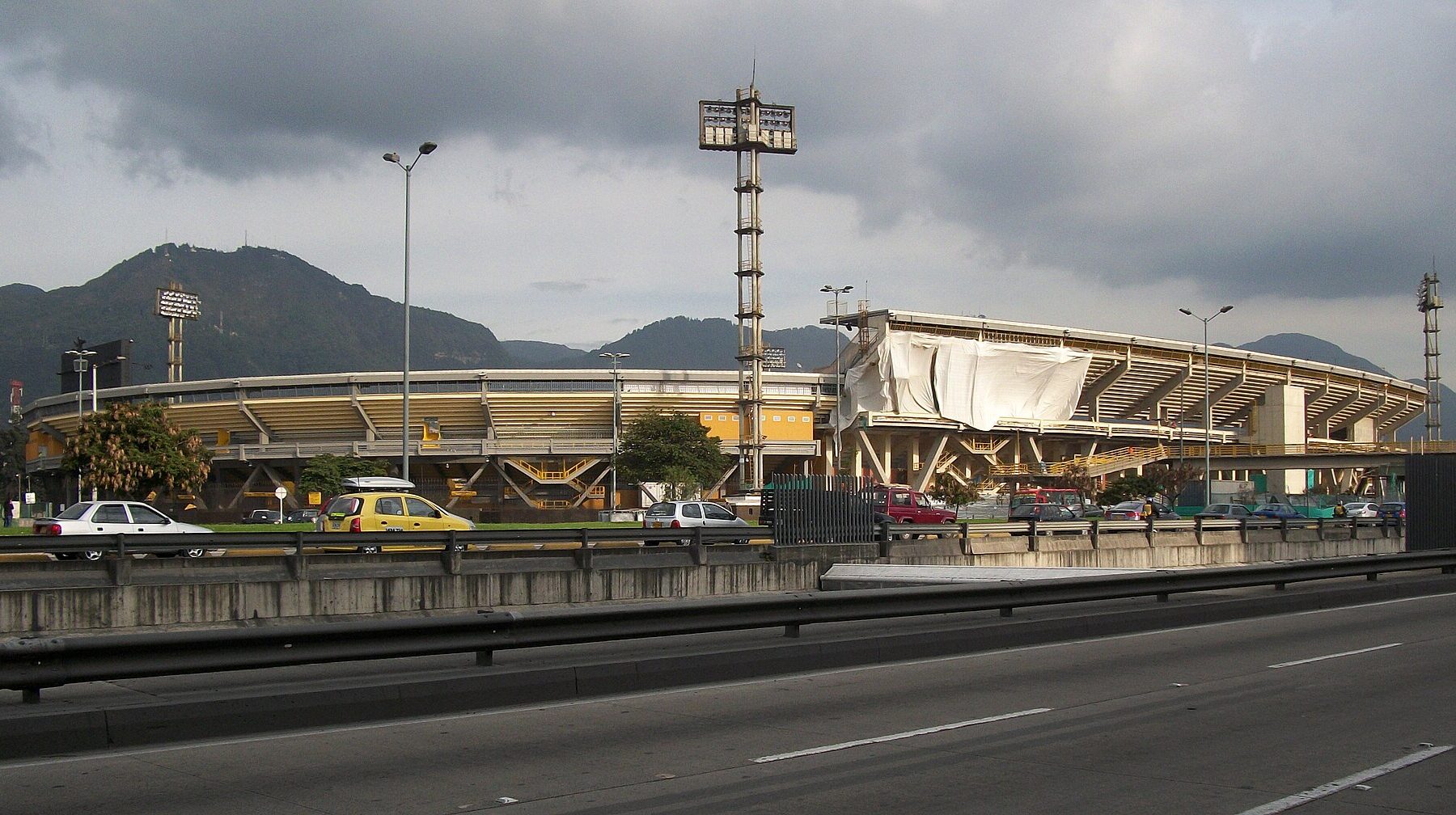 The Estadio El Campín in Bogotá, Colombia