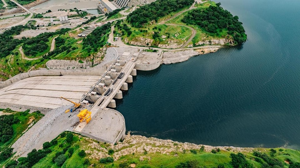 Ethiopia explained 2026 — aerial view of the Grand Ethiopian Renaissance Dam on the Blue Nile