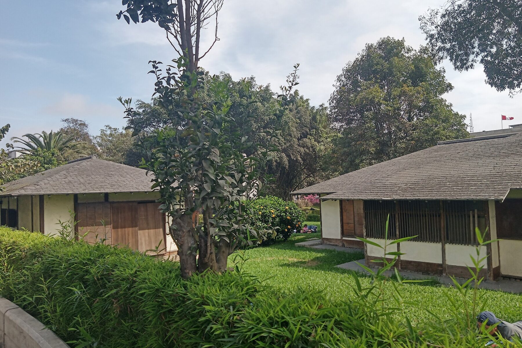 The Japanese garden in the Parque de la Exposición, Lima